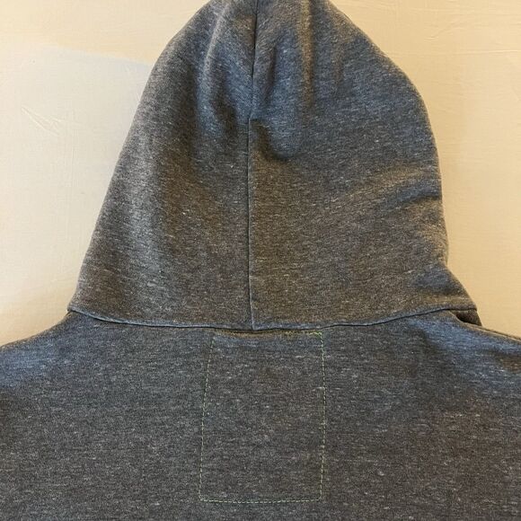 Aviator Nation Men’s Copilot Hoodie Full Zip Gray 5 Stripe Embroidery Rainbow XL - Picture 14 of 14